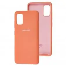 Чехол для Samsung Galaxy A41 (A415) Silicone Full персиковый
