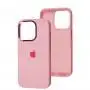 Чехол для iPhone 14 Pro New silicone case light pink