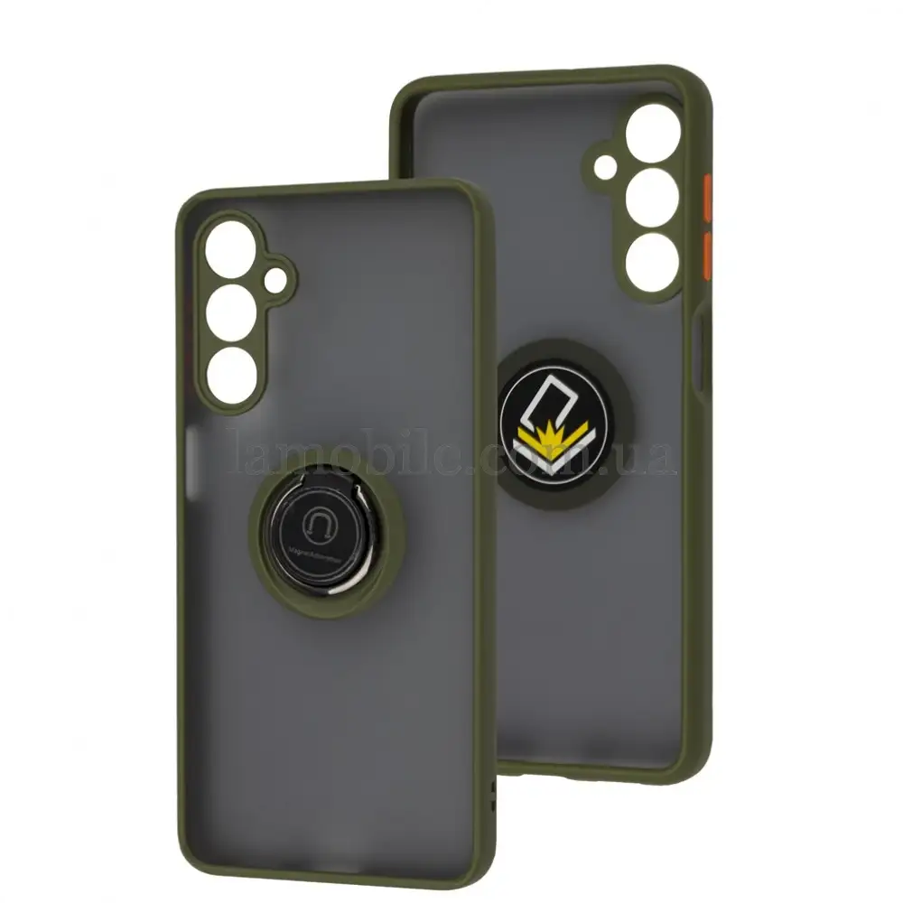 Чехол для Samsung Galaxy M54 (M546) LikGus Edging Ring хаки
