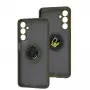 Чехол для Samsung Galaxy M54 (M546) LikGus Edging Ring хаки