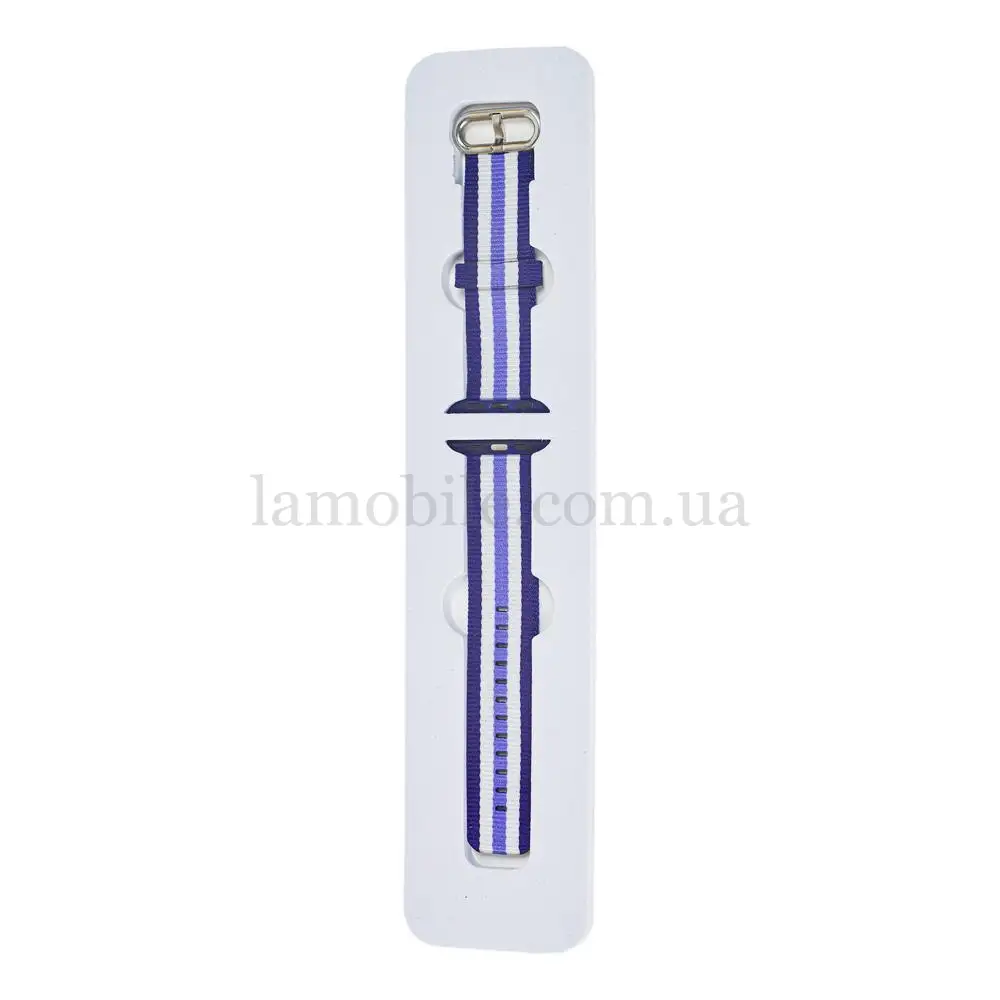 Ремешок Nylon Band для Apple Watch 42mm фиолетовый/черный