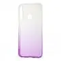 Чехол для Huawei P40 Lite E Gradient Design бело-фиолетовый