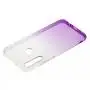 Чехол для Huawei P40 Lite E Gradient Design бело-фиолетовый