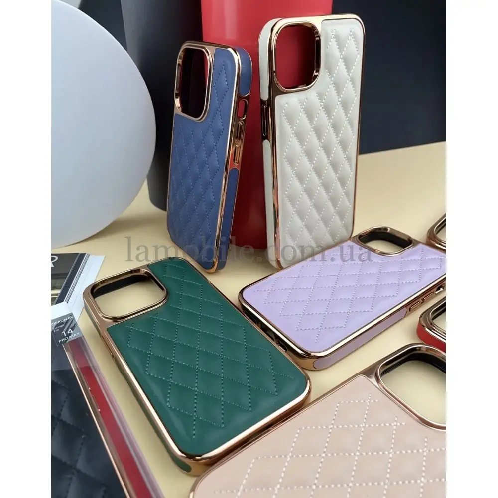 Чохол для iPhone 14 Pro Puloka leather case purple