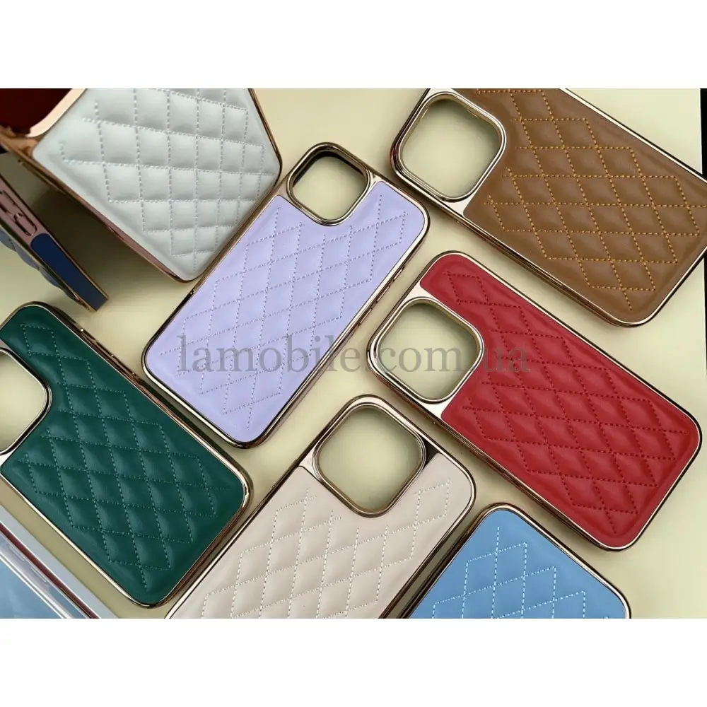Чохол для iPhone 14 Pro Puloka leather case purple