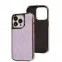 Чохол для iPhone 14 Pro Puloka leather case purple
