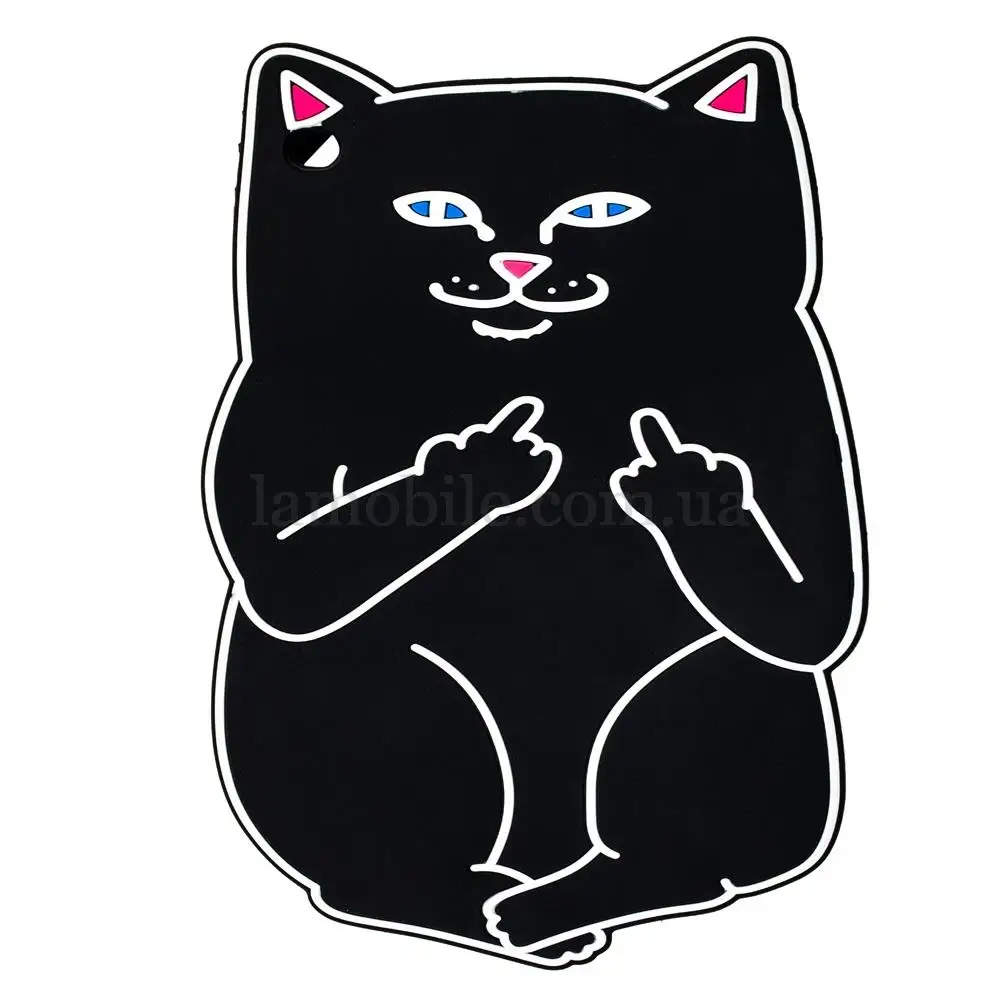 3D чохол для iPad mini 4 Cat Fakk Ripndip чорний