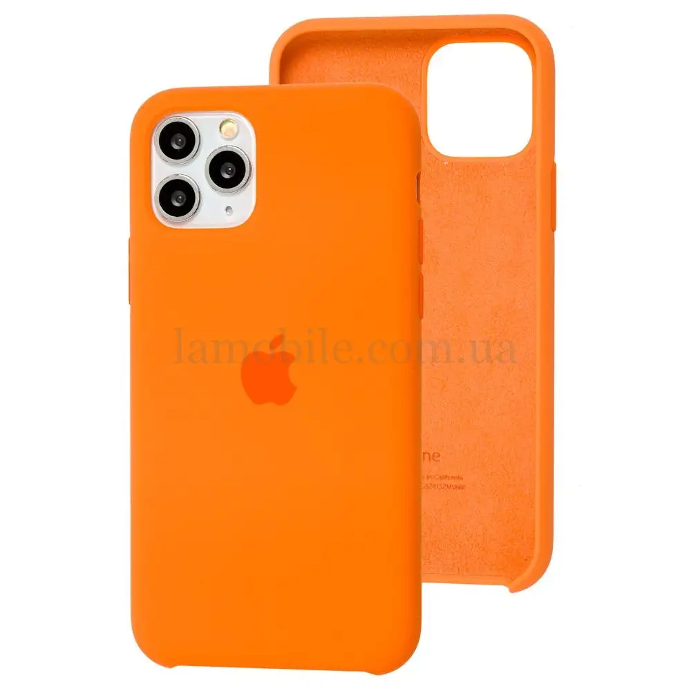 Чохол Silicone для iPhone 11 Pro Premium case vitamine C