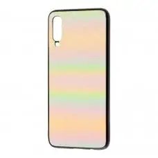 Чехол для Samsung Galaxy A70 (A705) Gradient белый
