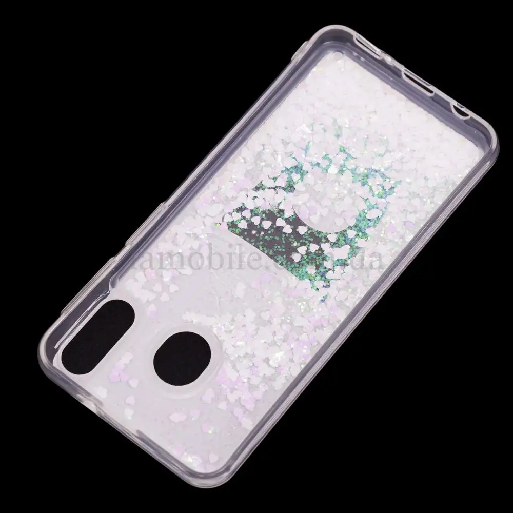 Чохол для Samsung Galaxy M20 (M205) Блиск вода світло-рожевий "морозиво"