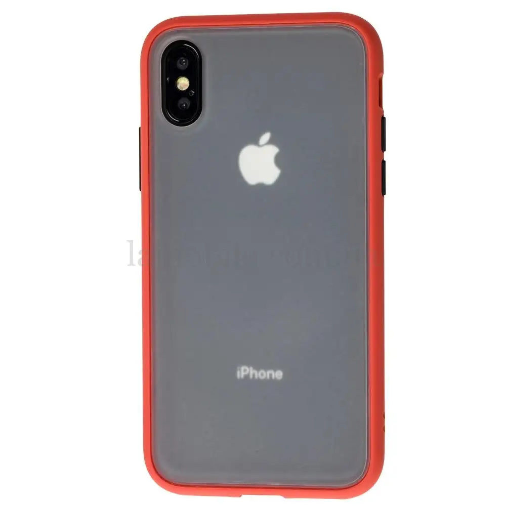 Чохол для iPhone X / Xs "LikGus Maxshield" кораловий