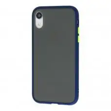 Чохол для iPhone Xr "LikGus Maxshield" синій