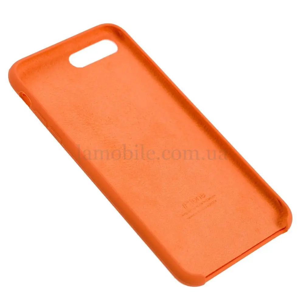 Чехол Silicone для iPhone 7 Plus / 8 Plus case apricot