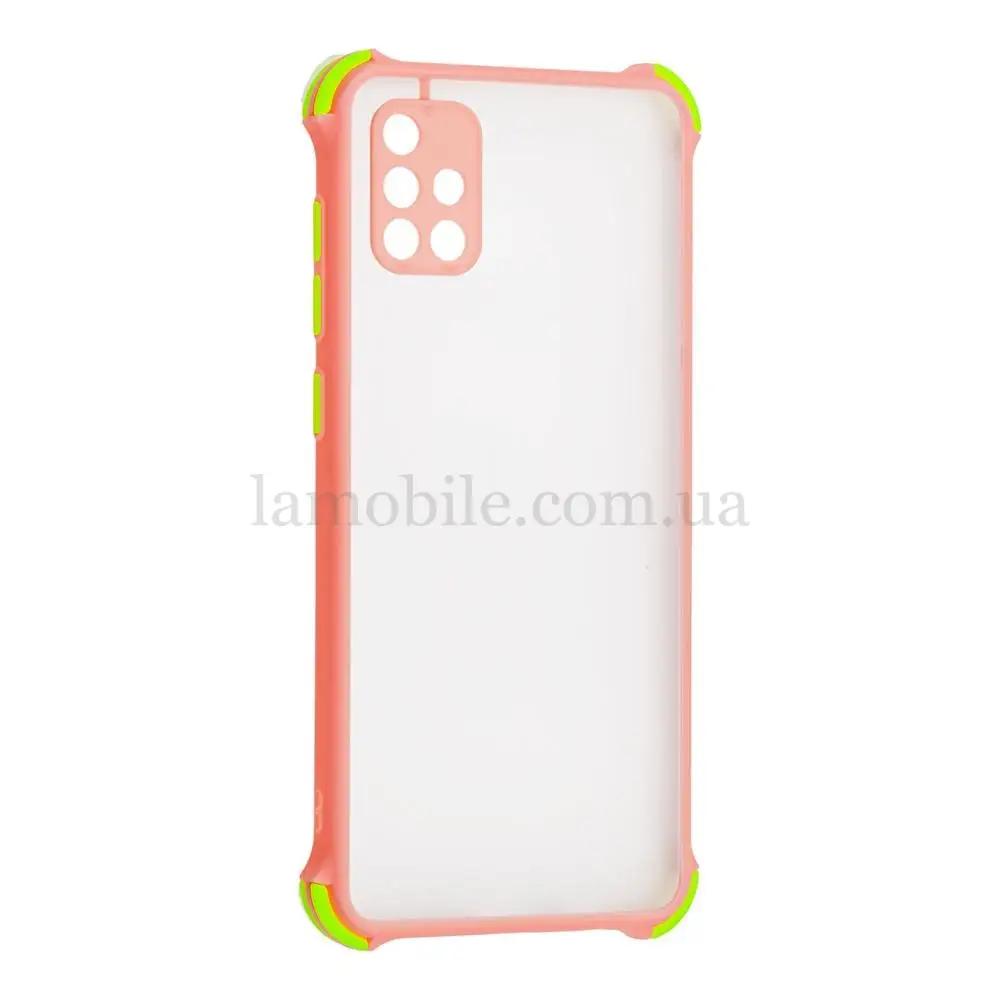 Чехол для Samsung Galaxy A51 (A515) LikGus Totu corner protection розовый