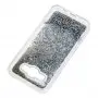 Чехол для Samsung Galaxy J5 (J500) серебристый "черный кот"