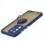 Чохол для Samsung Galaxy S20 Ultra (G988) LikGus Edging Ring синій