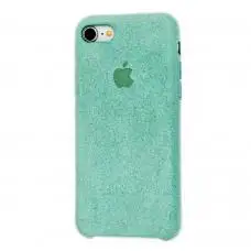 Чехол Alcantara для iPhone 7 / 8 бирюзовый