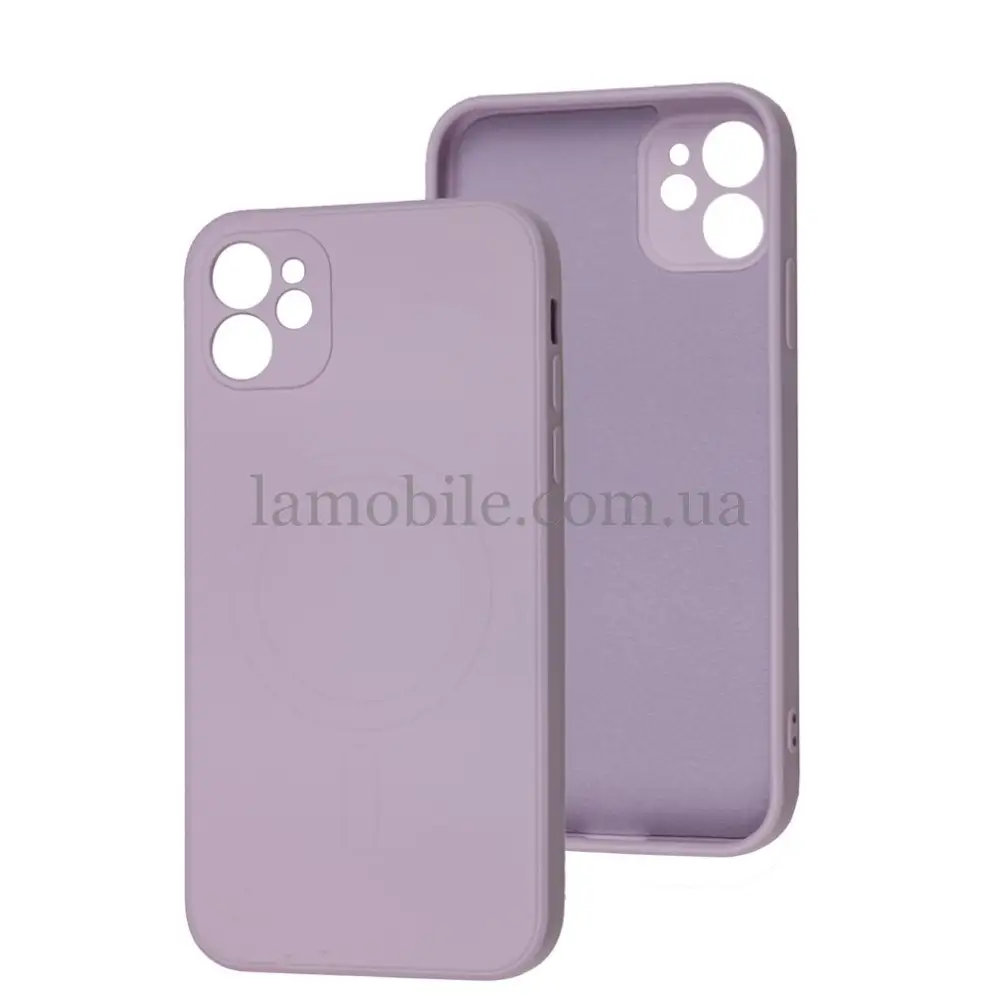 Чехол для iPhone 11 Wave colorful MagSafe black currant