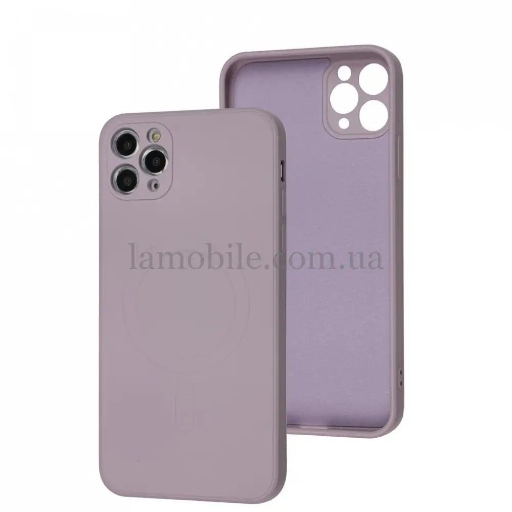 Чехол для iPhone 11 Pro Max Wave colorful MagSafe black currant