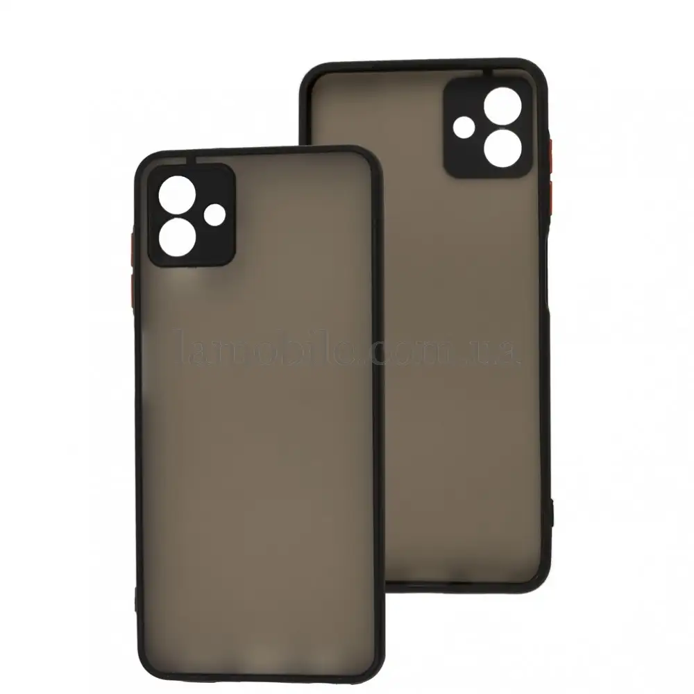 Чохол для Samsung Galaxy A04 (A045) LikGus Totu camera protect чорний / червоний