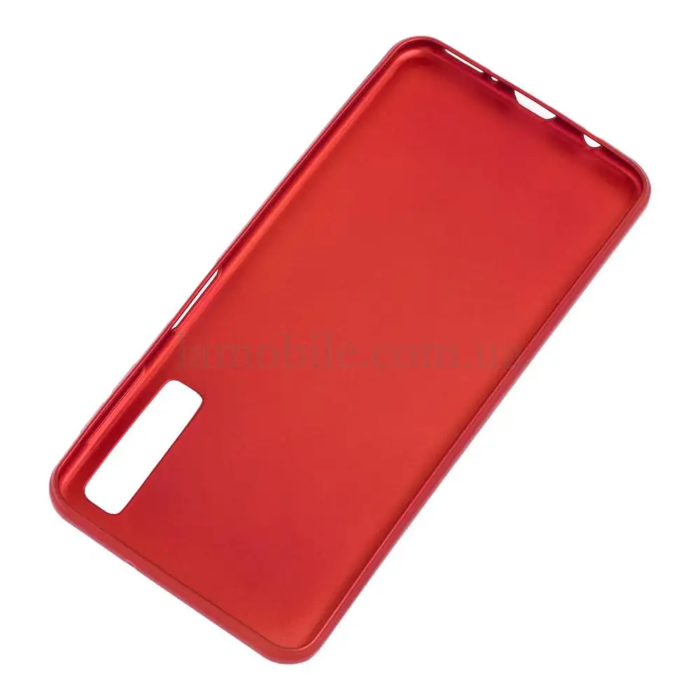 Чохол для Samsung Galaxy A7 2018 (A750) Soft матовий червоний