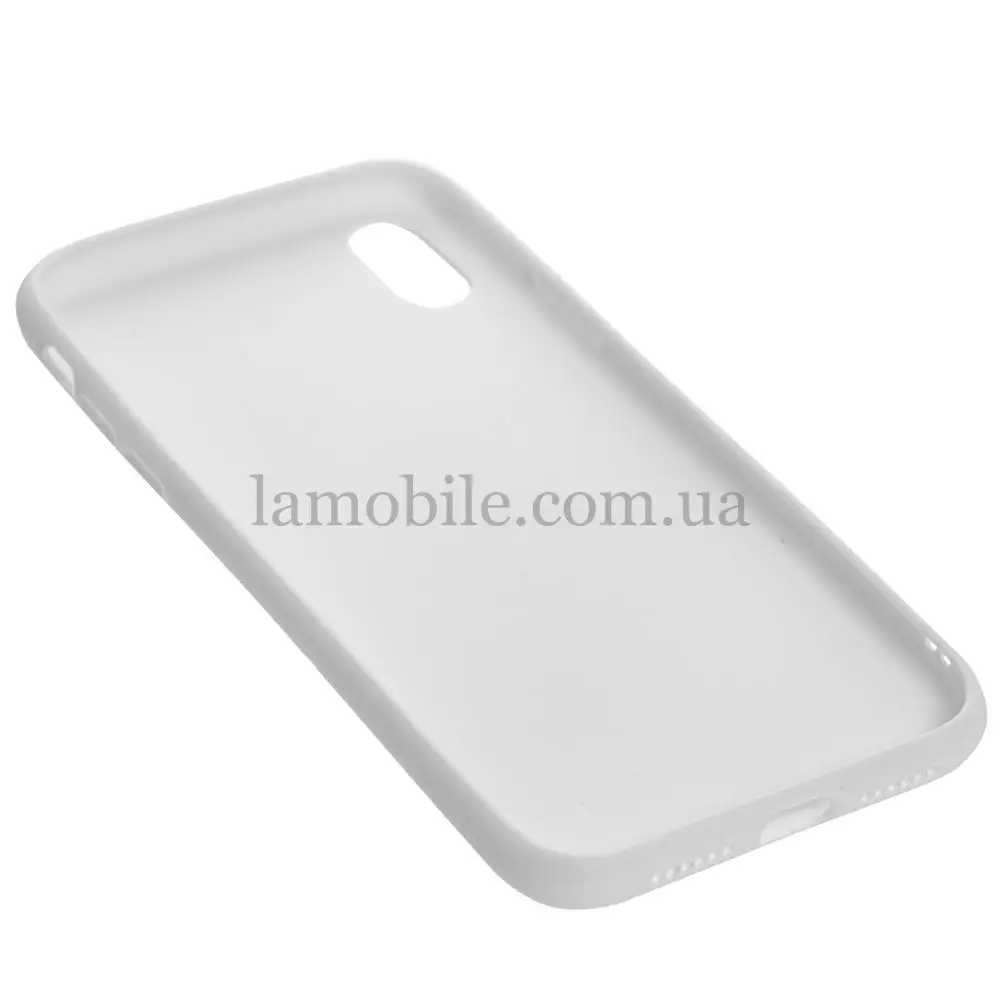 Чохол для iPhone Xr off-white leather білий
