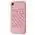 Чохол для iPhone Xr off-white leather рожевий