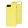 Чохол Silicone для iPhone 7 Plus / 8 Plus case жовтий