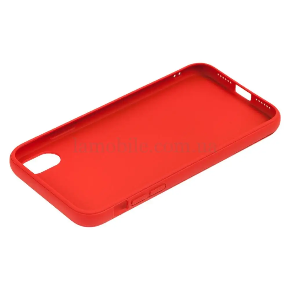 Чехол Carbon New для iPhone Xr красный