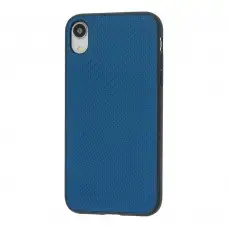 Чохол Carbon New для iPhone Xr синій