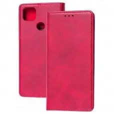 Чехол книжка для Xiaomi Redmi 9C / 10A Black magnet розовый