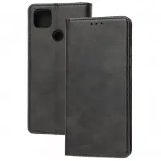Чехол книжка для Xiaomi Redmi 9C / 10A Black magnet черный