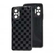 Чехол для Xiaomi Redmi Note 10 Pro Leather case куб