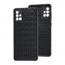 Чехол для Samsung Galaxy A71 (A715) Leather case кроко