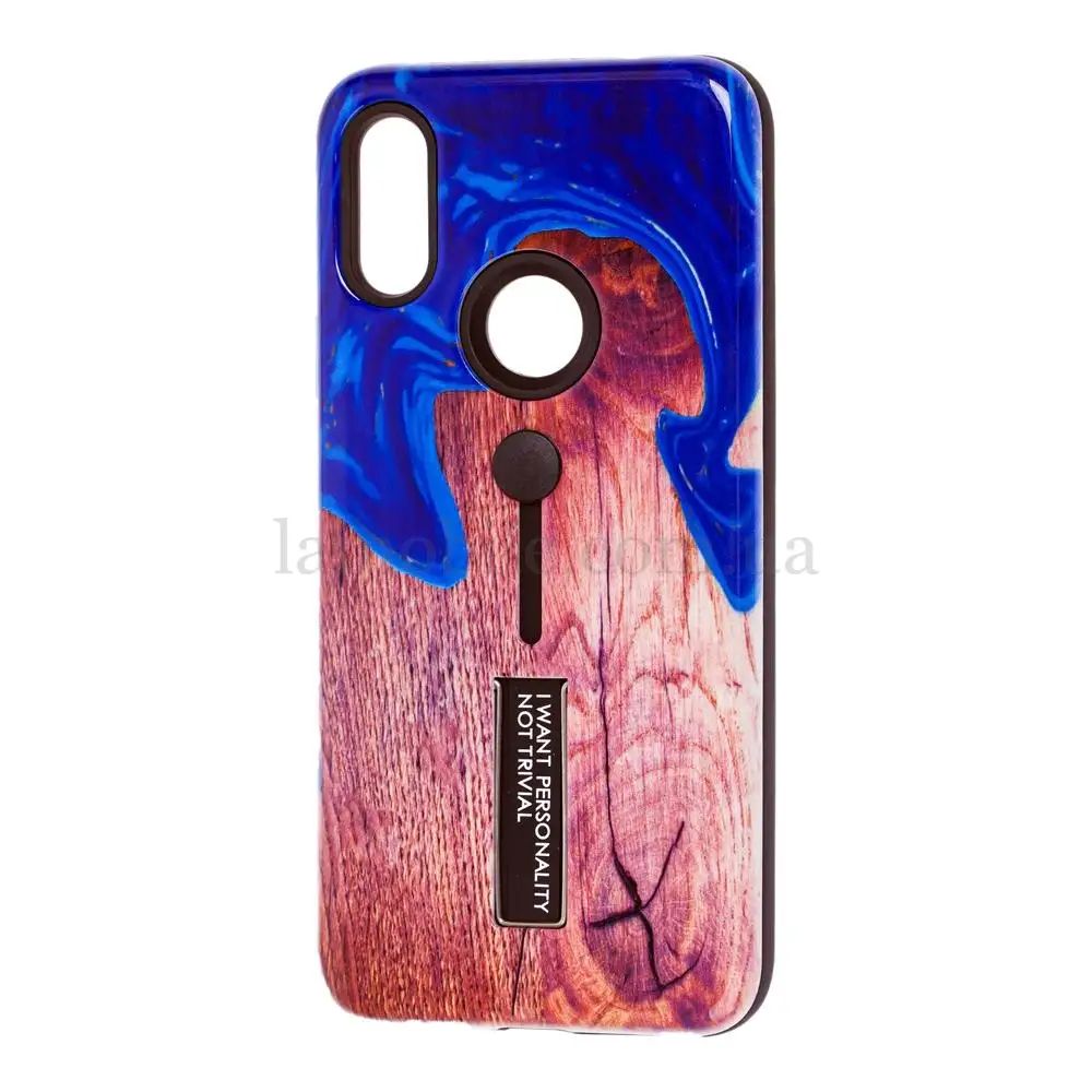 Чехол для Xiaomi Redmi 7 Kickstand "море" срез дерева