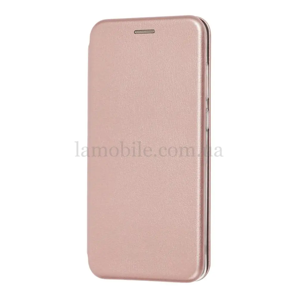 Чохол книжка Premium для Samsung Galaxy A9 2018 (A920) рожево-золотистий