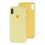 Чехол для iPhone Xs Max Silicone Full желтый / mellow yellow 