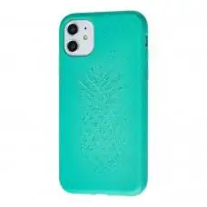 Чехол для iPhone 11 Eco-friendly nature "ананас" зеленый