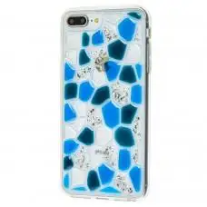 Чохол для iPhone 6 Plus / 7 Plus / 8 Plus Colour stones синій