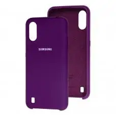Чохол для Samsung Galaxy A01 (A015) Silky Soft Touch бузковий