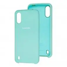 Чохол для Samsung Galaxy A01 (A015) Silky Soft Touch бірюзовий