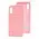 Чохол для Samsung Galaxy A01 (A015) Silky Soft Touch персиковий Чохол для Samsung Galaxy A01 (A015) Silky Soft Touch персиковий