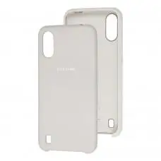 Чохол для Samsung Galaxy A01 (A015) Silky Soft Touch сірий