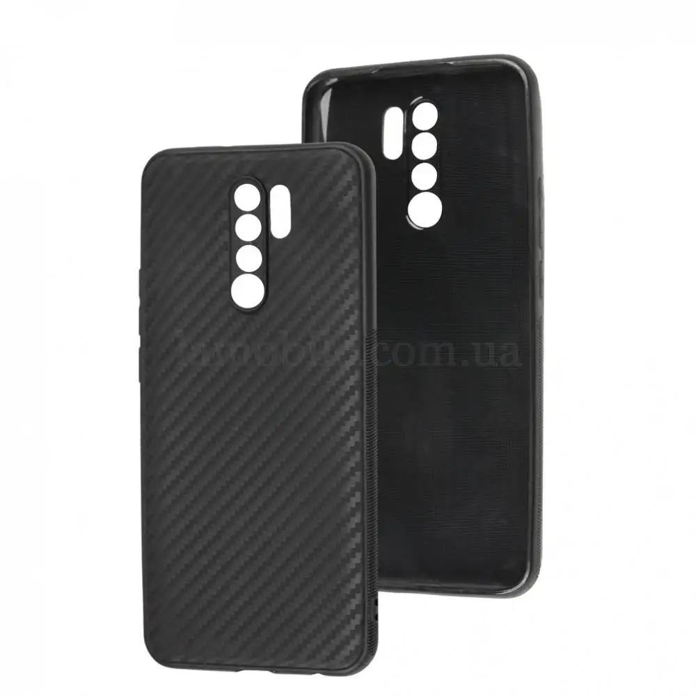 Чехол для Xiaomi Redmi 9 Carbon ultra-thin черный