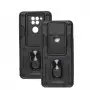 Чохол для Xiaomi Redmi Note 9 Serge Ring Armor ударостійкий чорний