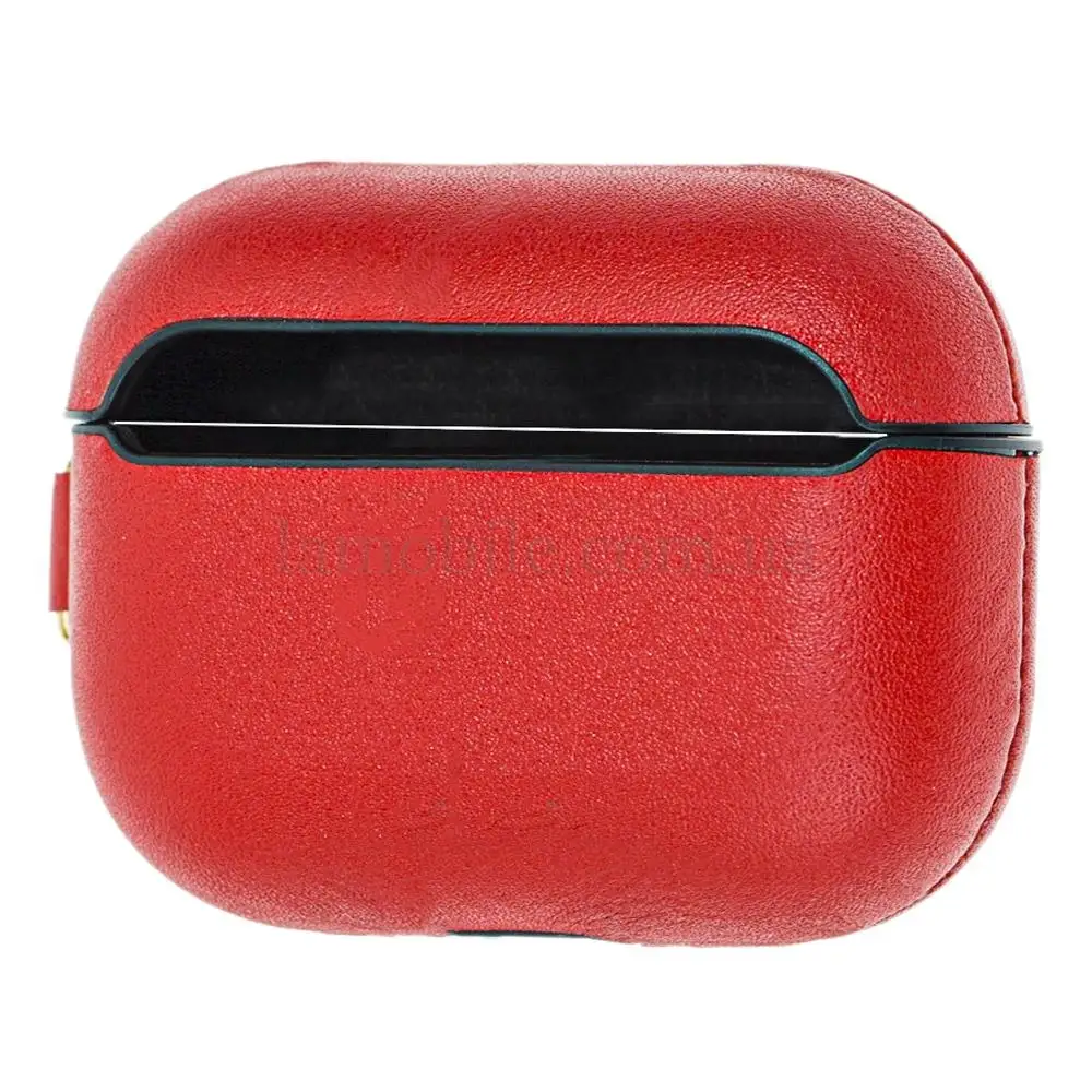 Чехол для AirPods Pro Leather case "красный"