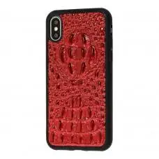 Чехол Genuine для iPhone X / Xs Horsman красный