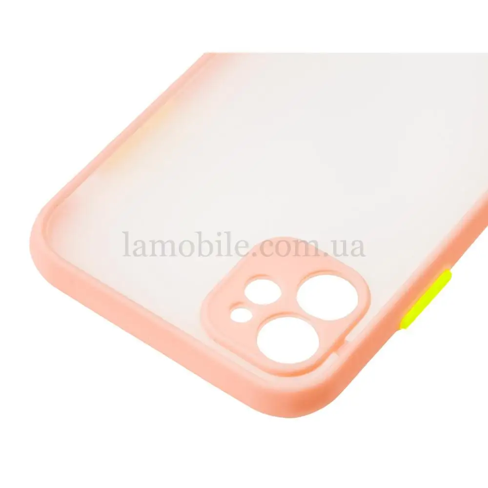 Чохол для iPhone 11 LikGus Totu camera protect рожевий