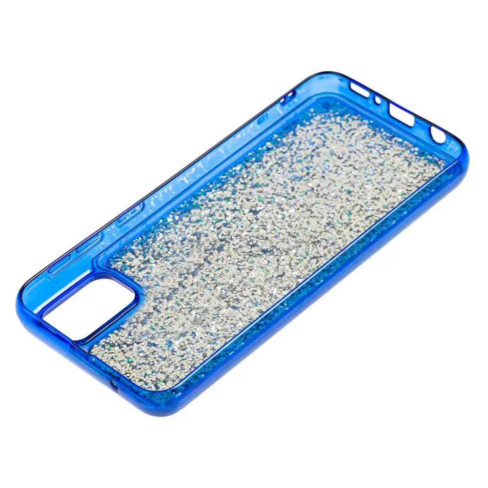 Чехол для Samsung Galaxy A51 (A515) Sparkle glitter синий