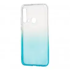 Чохол для Huawei P20 Lite 2019 Gradient Design біло-бірюзовий